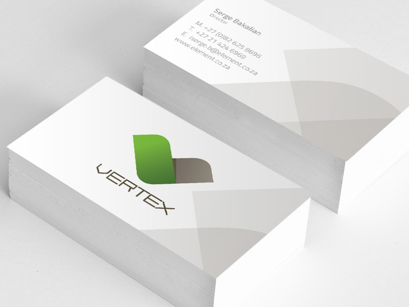 Vertex business card